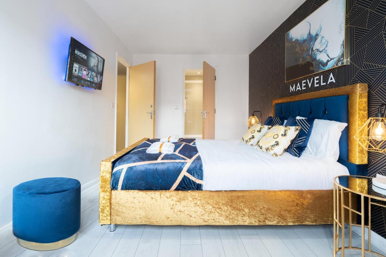 Maevela Apartments - Ultra Lavish Luxury 2 Bed Apartment City Centre - With Balcony - Free Secure Parking - Ps4 & Smart Tv'S Birmingham Zewnętrze zdjęcie